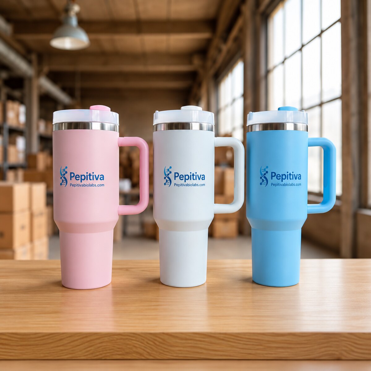 Pepitiva Tumbler with Handle
